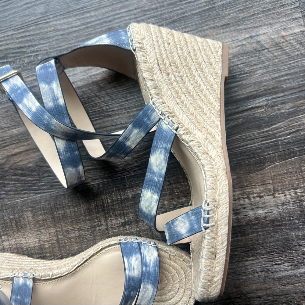 Vince Camuto Blue Strappy Espadrilles